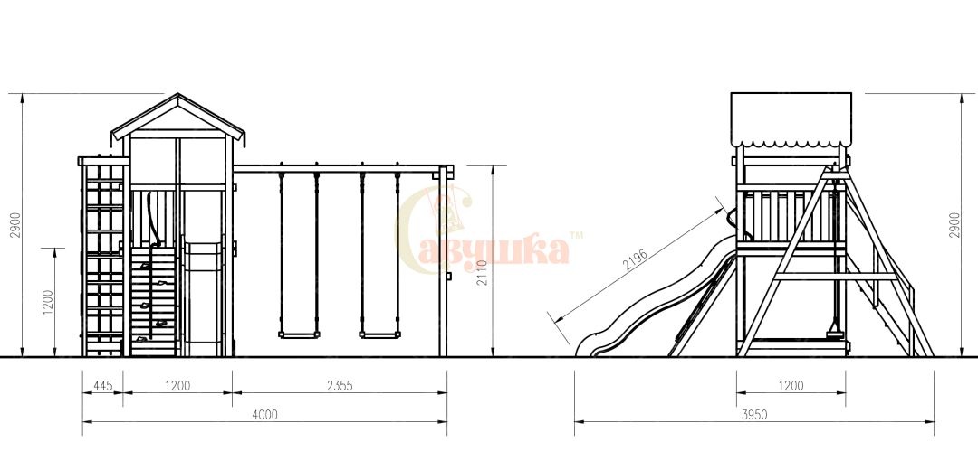Детская площадка Савушка Мастер 5 - 4 сезона
